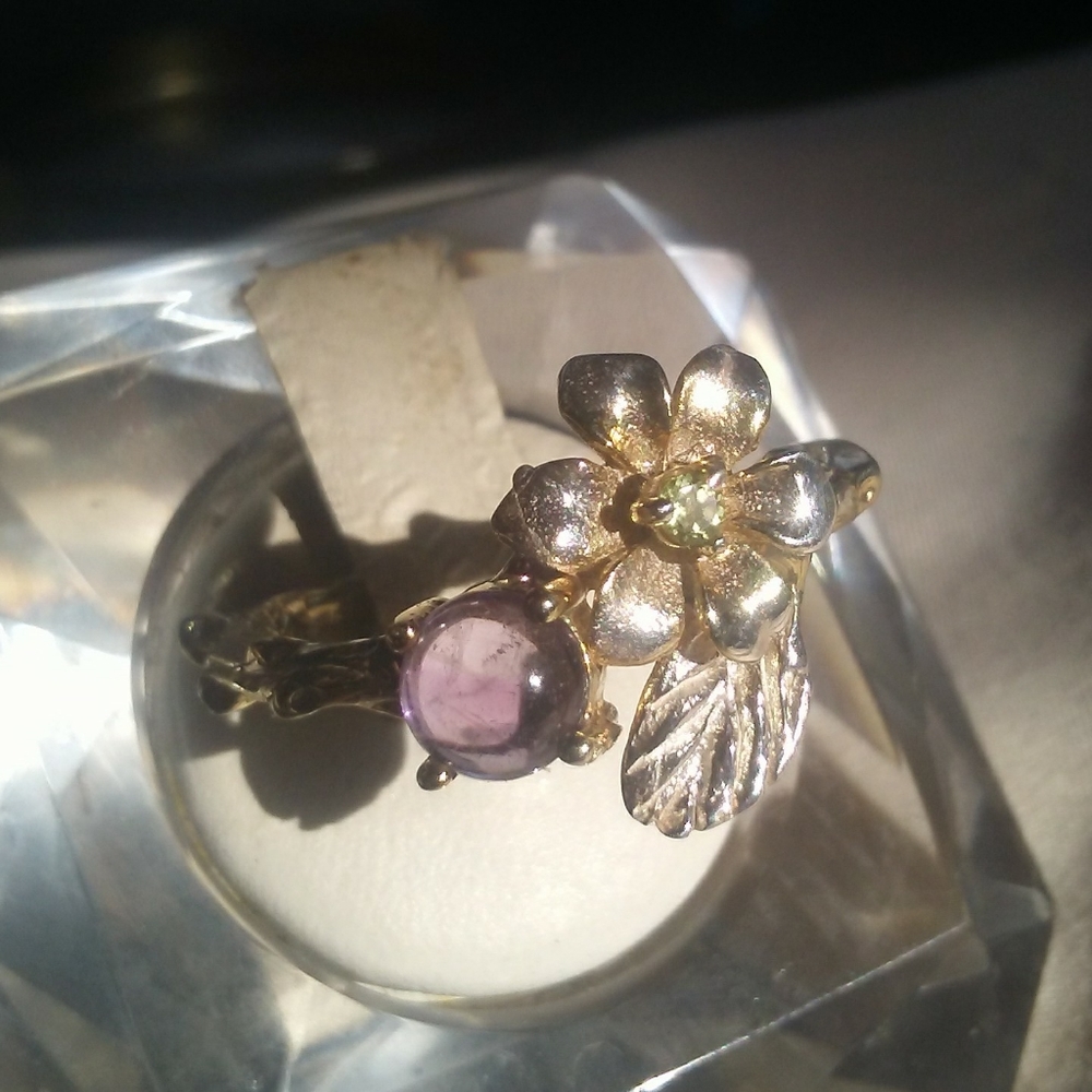 Handcrafted Sterling Gemstone Ring
